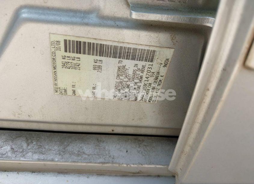 Photo 9 of 2009 Nissan Altima 2.5 S (VIN 1N4AL21E59C147031)