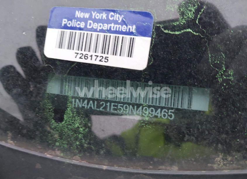 Photo 11 of 2009 Nissan Altima 2.5 S (VIN 1N4AL21E59N499465)