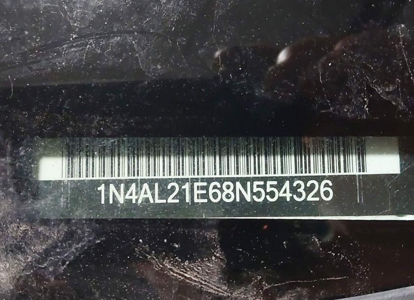 Photo 9 of 2008 Nissan Altima 2.5 S (VIN 1N4AL21E68N554326)