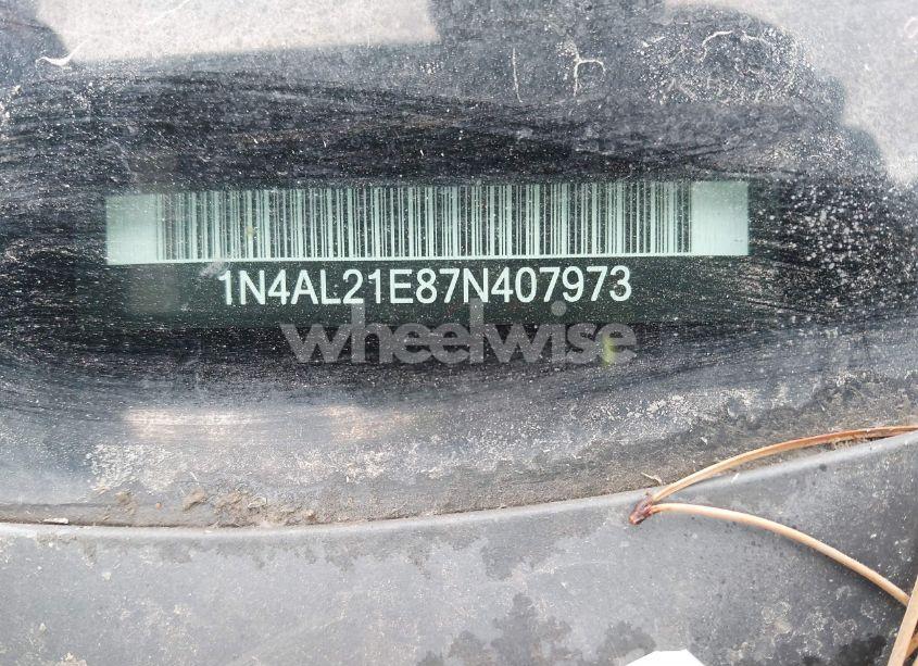 Photo 9 of 2007 Nissan Altima 2.5 S (VIN 1N4AL21E87N407973)