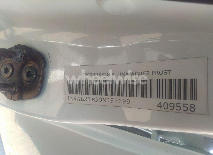 Photo 9 of 2009 Nissan Altima 2.5 (VIN 1N4AL21E99N497699)