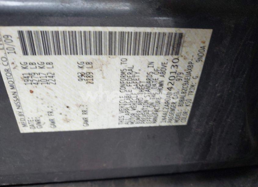 Photo 9 of 2010 Nissan Altima 2.5 S (VIN 1N4AL2AP0AN420130)