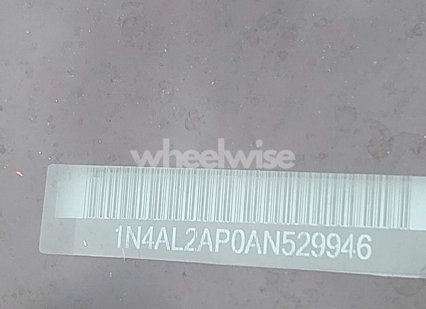 Photo 9 of 2010 Nissan Altima 2.5 S (VIN 1N4AL2AP0AN529946)