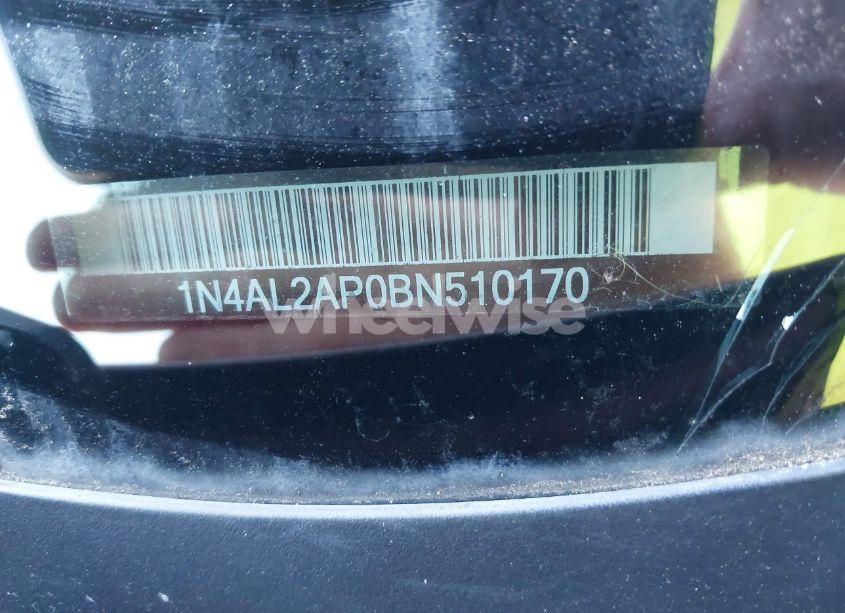 Photo 9 of 2011 Nissan Altima 2.5 S (VIN 1N4AL2AP0BN510170)