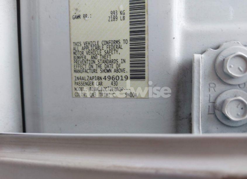 Photo 9 of 2011 Nissan Altima 2.5 S (VIN 1N4AL2AP1BN496019)