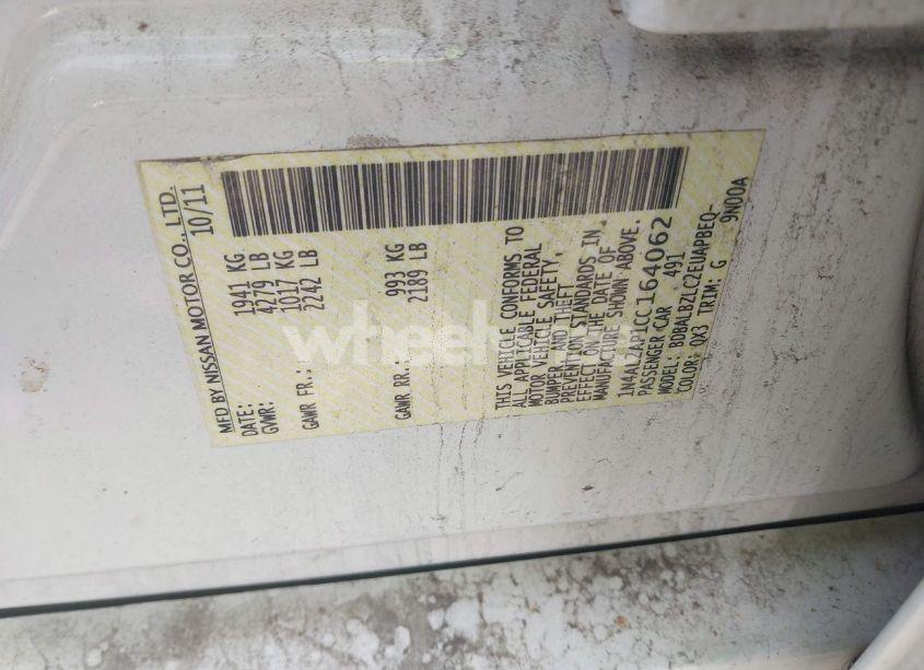 Photo 9 of 2012 Nissan Altima 2.5 S (VIN 1N4AL2AP1CC164062)