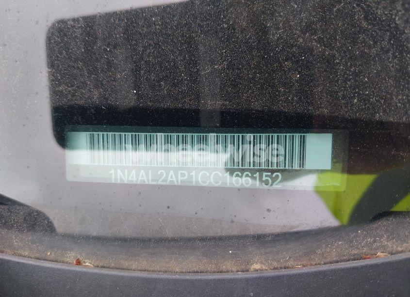 Photo 9 of 2012 Nissan Altima 2.5 S (VIN 1N4AL2AP1CC166152)