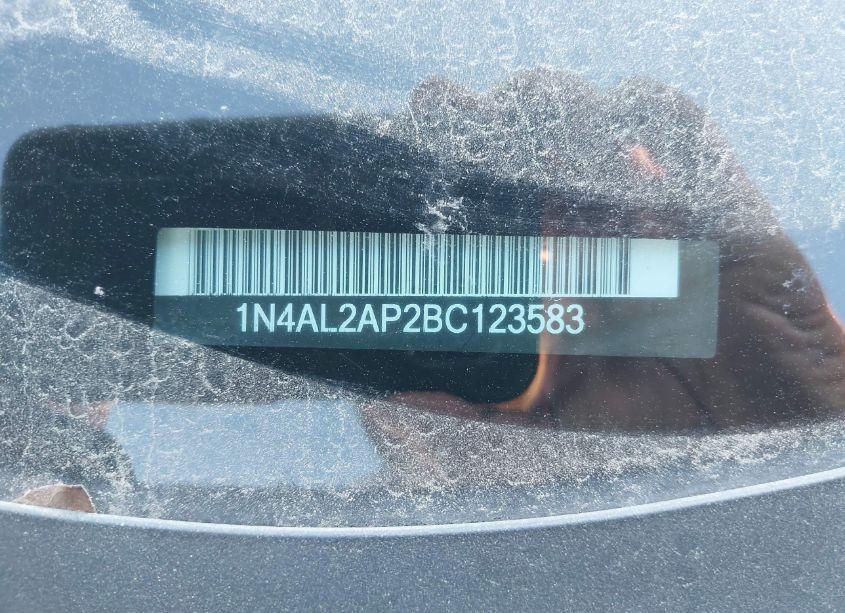 Photo 9 of 2011 Nissan Altima 2.5 S (VIN 1N4AL2AP2BC123583)