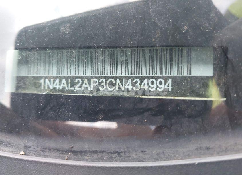 Photo 9 of 2012 Nissan Altima 2.5 S (VIN 1N4AL2AP3CN434994)