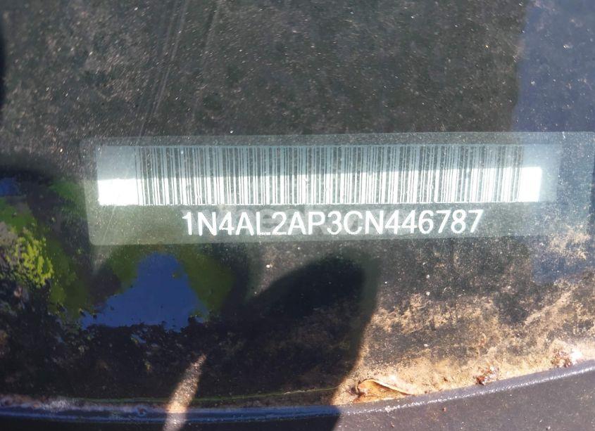 Photo 9 of 2012 Nissan Altima 2.5 S (VIN 1N4AL2AP3CN446787)