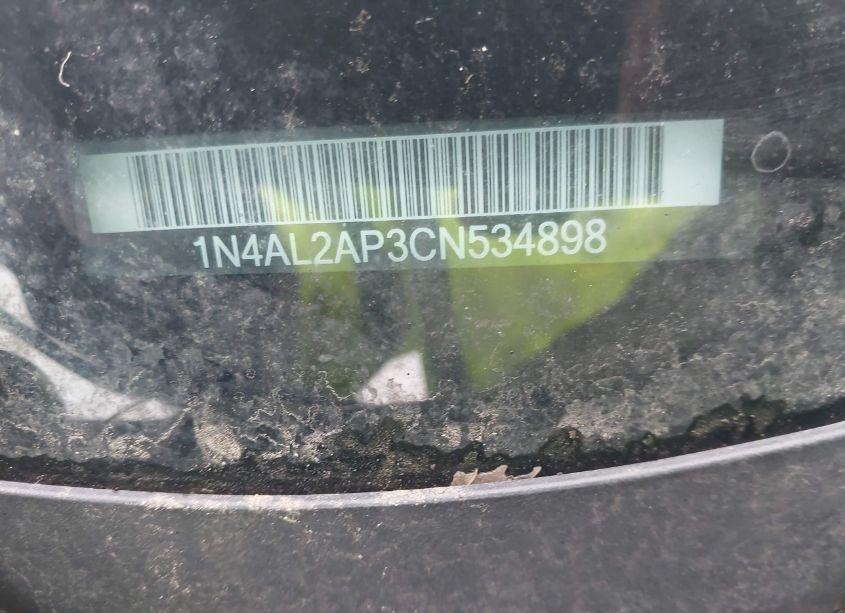 Photo 9 of 2012 Nissan Altima 2.5 S (VIN 1N4AL2AP3CN534898)