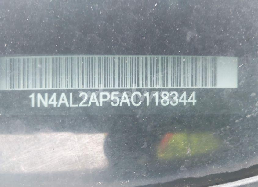 Photo 9 of 2010 Nissan Altima 2.5 S (VIN 1N4AL2AP5AC118344)