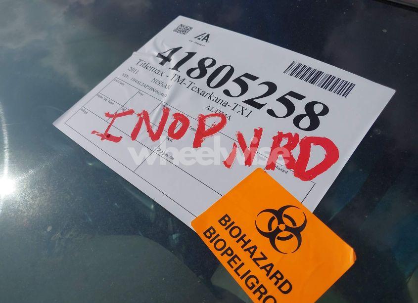 Photo 8 of 2011 Nissan Altima 2.5 S (VIN 1N4AL2AP5BN492460)