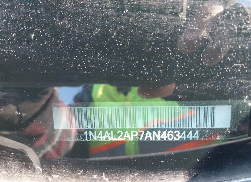 Photo 9 of 2010 Nissan Altima 2.5 SL (VIN 1N4AL2AP7AN463444)