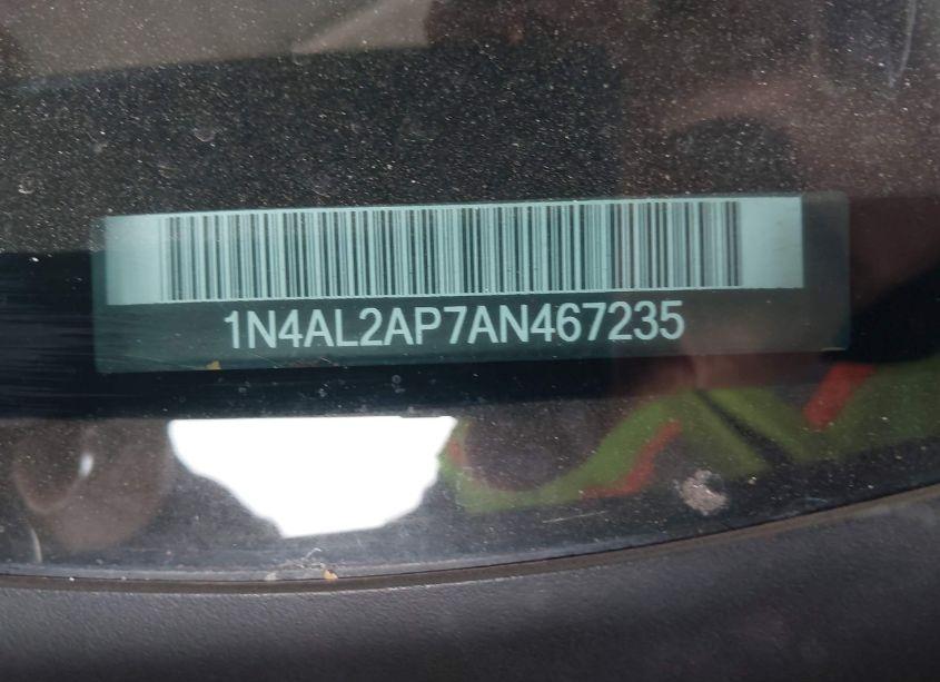 Photo 9 of 2010 Nissan Altima 2.5 S (VIN 1N4AL2AP7AN467235)