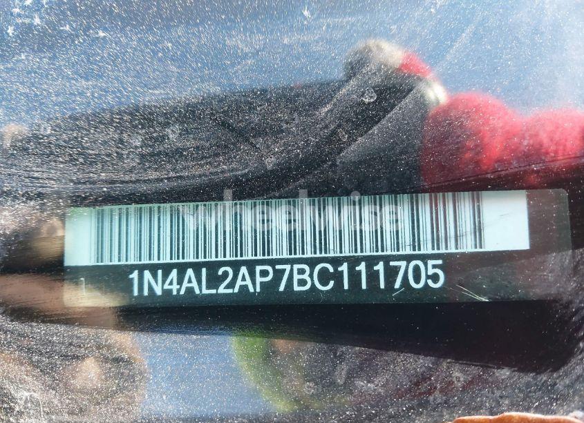 Photo 9 of 2011 Nissan Altima 2.5 S (VIN 1N4AL2AP7BC111705)