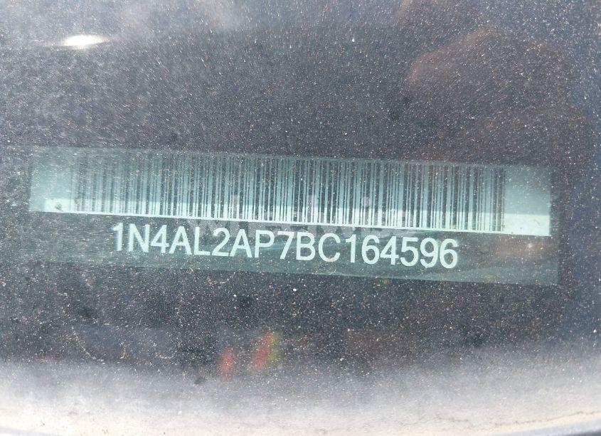 Photo 9 of 2011 Nissan Altima 2.5 S (VIN 1N4AL2AP7BC164596)