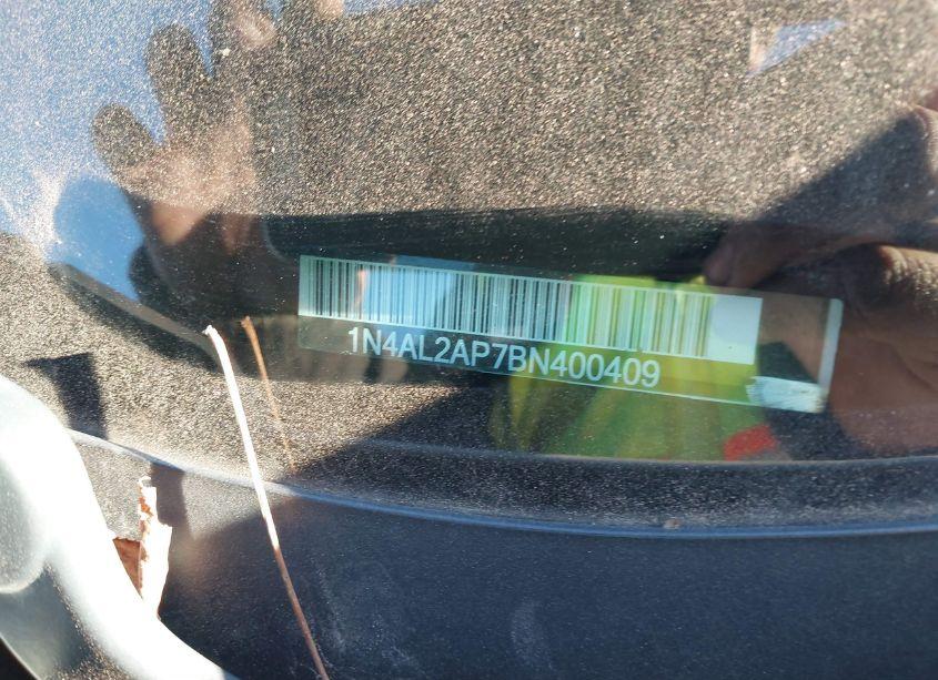 Photo 9 of 2011 Nissan Altima 2.5 S (VIN 1N4AL2AP7BN400409)