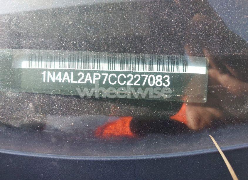 Photo 9 of 2012 Nissan Altima 2.5 S (VIN 1N4AL2AP7CC227083)