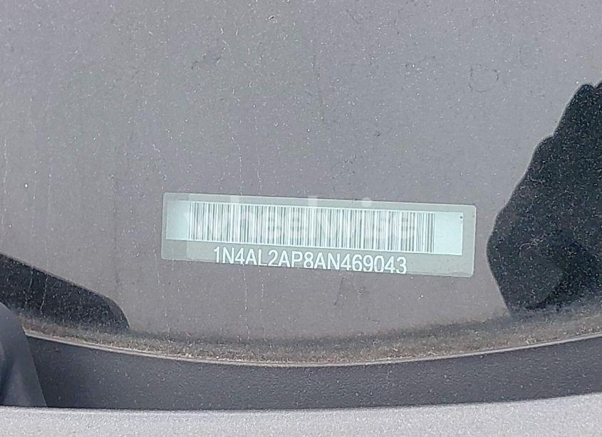 Photo 9 of 2010 Nissan Altima 2.5 SL (VIN 1N4AL2AP8AN469043)