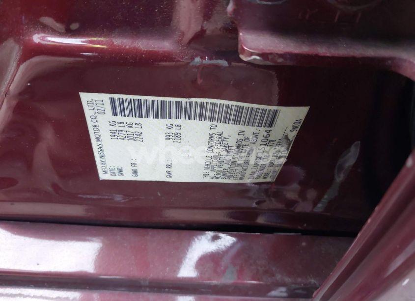 Photo 9 of 2011 Nissan Altima 2.5 S (VIN 1N4AL2AP8BC151064)