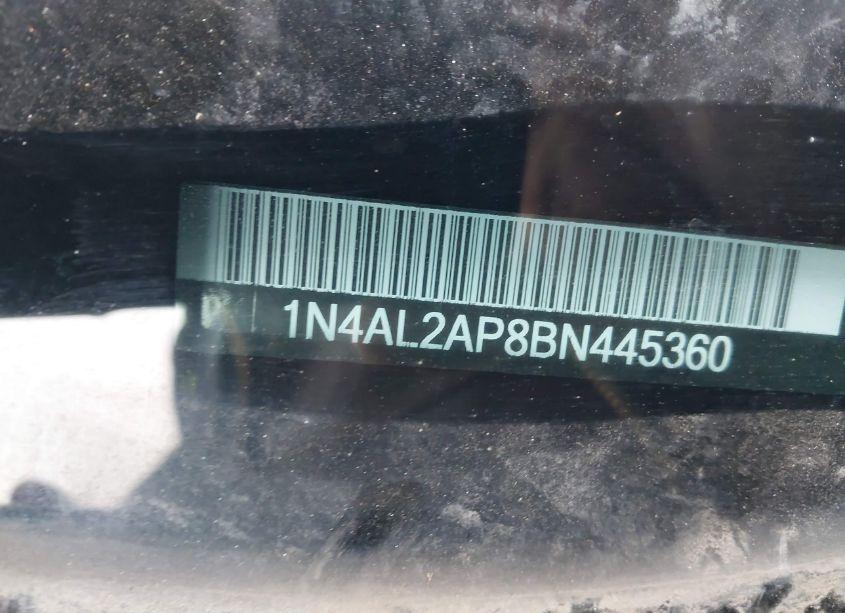 Photo 12 of 2011 Nissan Altima 2.5 S (VIN 1N4AL2AP8BN445360)