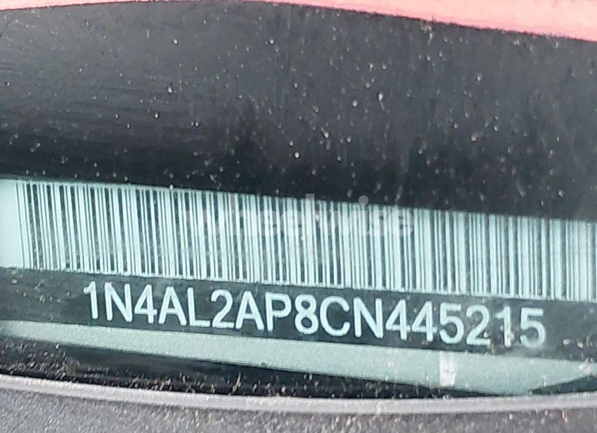 Photo 9 of 2012 Nissan Altima 2.5 S (VIN 1N4AL2AP8CN445215)