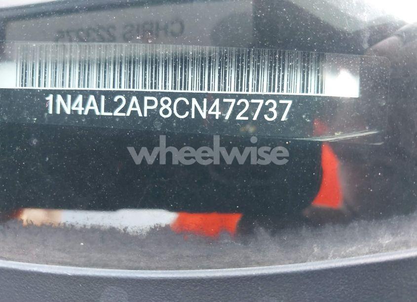 Photo 9 of 2012 Nissan Altima 2.5 S (VIN 1N4AL2AP8CN472737)