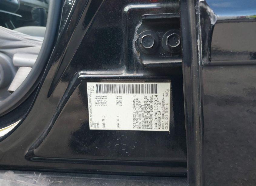 Photo 9 of 2010 Nissan Altima 2.5 S (VIN 1N4AL2AP9AC152934)