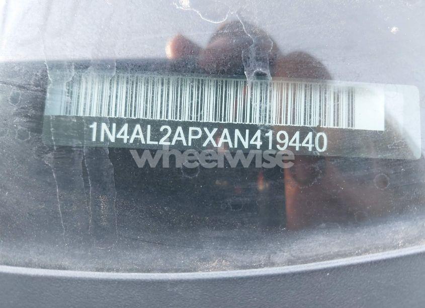 Photo 9 of 2010 Nissan Altima 2.5 S (VIN 1N4AL2APXAN419440)