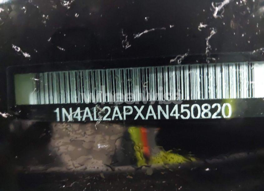 Photo 9 of 2010 Nissan Altima 2.5 S (VIN 1N4AL2APXAN450820)