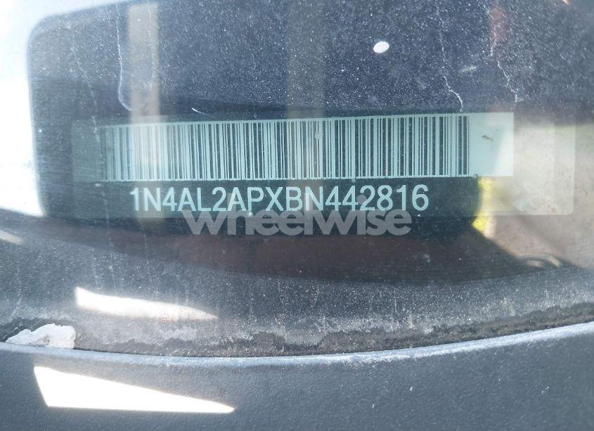 Photo 9 of 2011 Nissan Altima 2.5 S (VIN 1N4AL2APXBN442816)