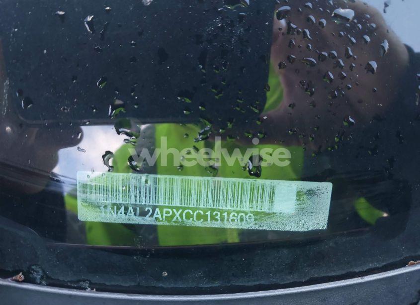 Photo 9 of 2012 Nissan Altima 2.5 SL (VIN 1N4AL2APXCC131609)