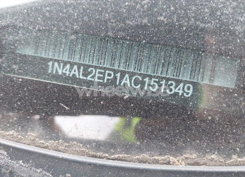 Photo 9 of 2010 Nissan Altima 2.5 S (VIN 1N4AL2EP1AC151349)