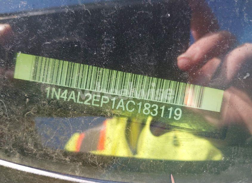 Photo 9 of 2010 Nissan Altima 2.5 S (VIN 1N4AL2EP1AC183119)