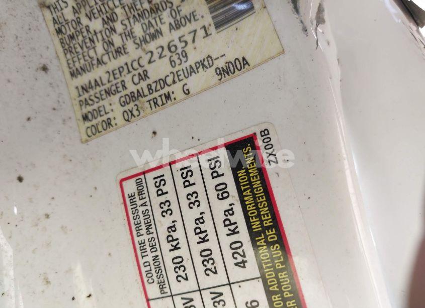 Photo 9 of 2012 Nissan Altima 2.5 S (VIN 1N4AL2EP1CC226571)