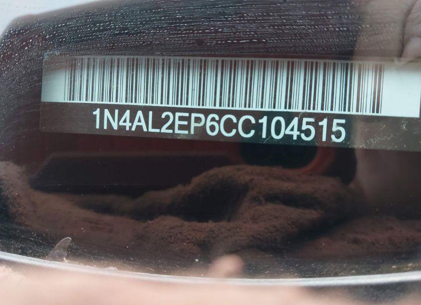 Photo 9 of 2012 Nissan Altima 2.5 S (VIN 1N4AL2EP6CC104515)