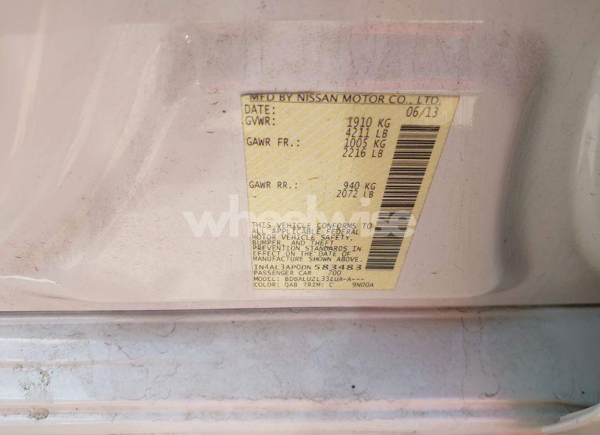 Photo 9 of 2013 Nissan Altima 2.5 SV (VIN 1N4AL3AP0DN583483)