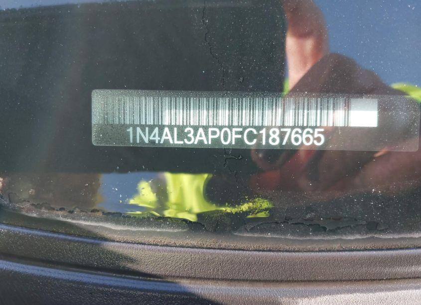 Photo 9 of 2015 Nissan Altima 2.5 SV (VIN 1N4AL3AP0FC187665)