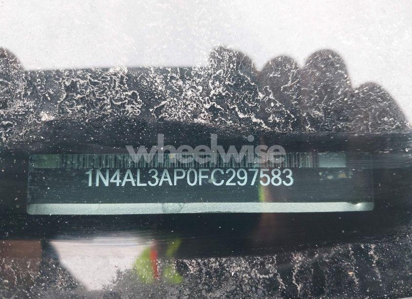 Photo 12 of 2015 Nissan Altima 2.5/2.5 S/2.5 SL/2.5 SV (VIN 1N4AL3AP0FC297583)