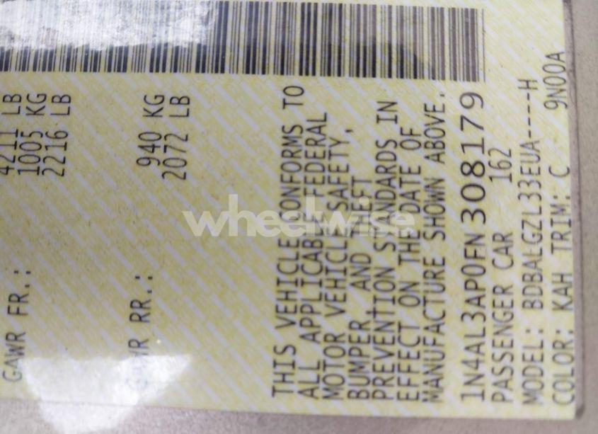 Photo 9 of 2015 Nissan Altima 2.5 S (VIN 1N4AL3AP0FN308179)