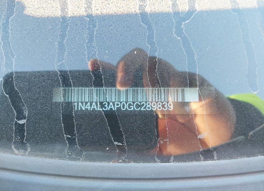 Photo 9 of 2016 Nissan Altima 2.5 S (VIN 1N4AL3AP0GC289839)