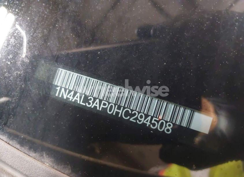 Photo 17 of 2017 Nissan Altima 2.5 SV (VIN 1N4AL3AP0HC294508)