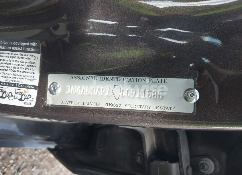 Photo 9 of 2013 Nissan Altima 2.5 SV (VIN 1N4AL3AP1DC911585)