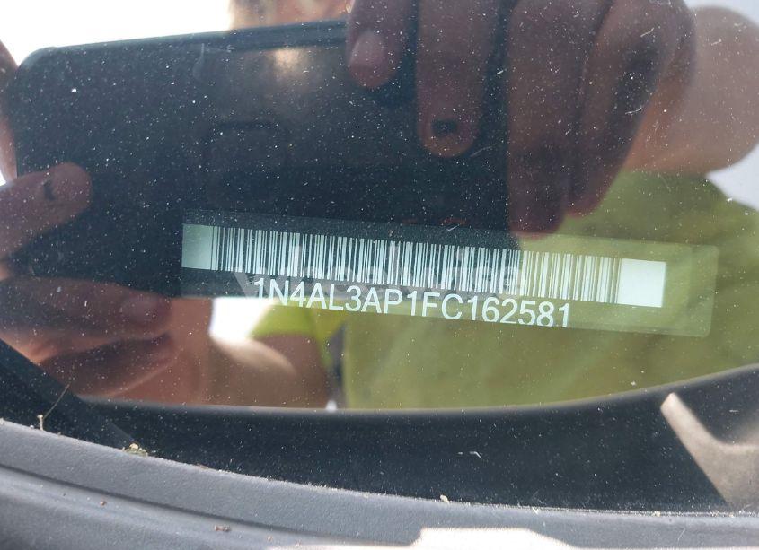 Photo 9 of 2015 Nissan Altima 2.5 SL (VIN 1N4AL3AP1FC162581)