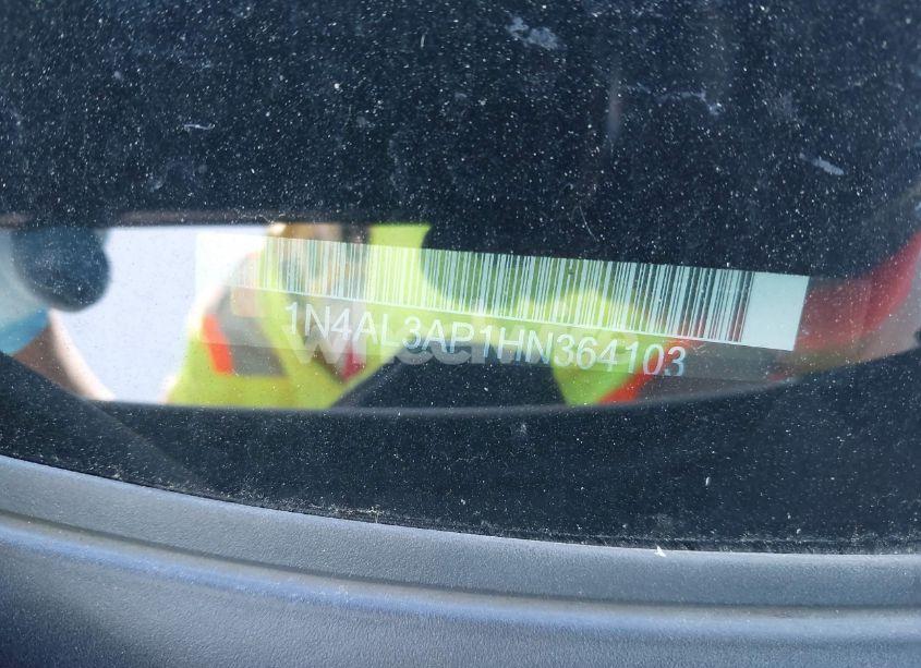 Photo 9 of 2017 Nissan Altima 2.5 S (VIN 1N4AL3AP1HN364103)