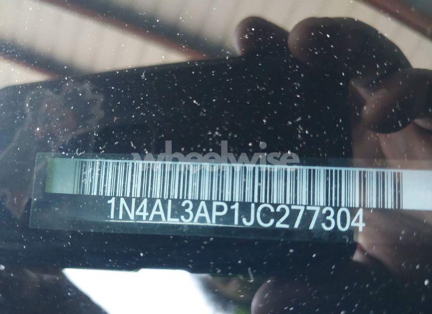 Photo 9 of 2018 Nissan Altima 2.5 SR (VIN 1N4AL3AP1JC277304)