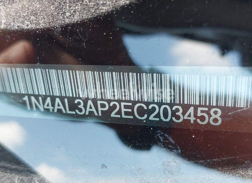 Photo 9 of 2014 Nissan Altima 2.5/2.5 S/2.5 SL/2.5 SV (VIN 1N4AL3AP2EC203458)