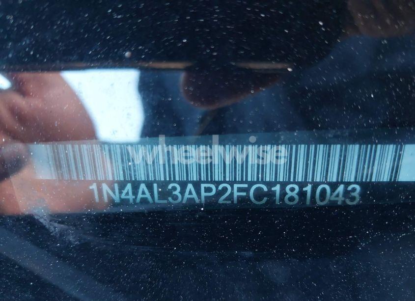 Photo 9 of 2015 Nissan Altima 2.5 SV (VIN 1N4AL3AP2FC181043)