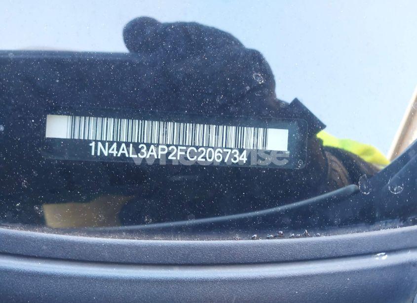 Photo 9 of 2015 Nissan Altima 2.5 S (VIN 1N4AL3AP2FC206734)